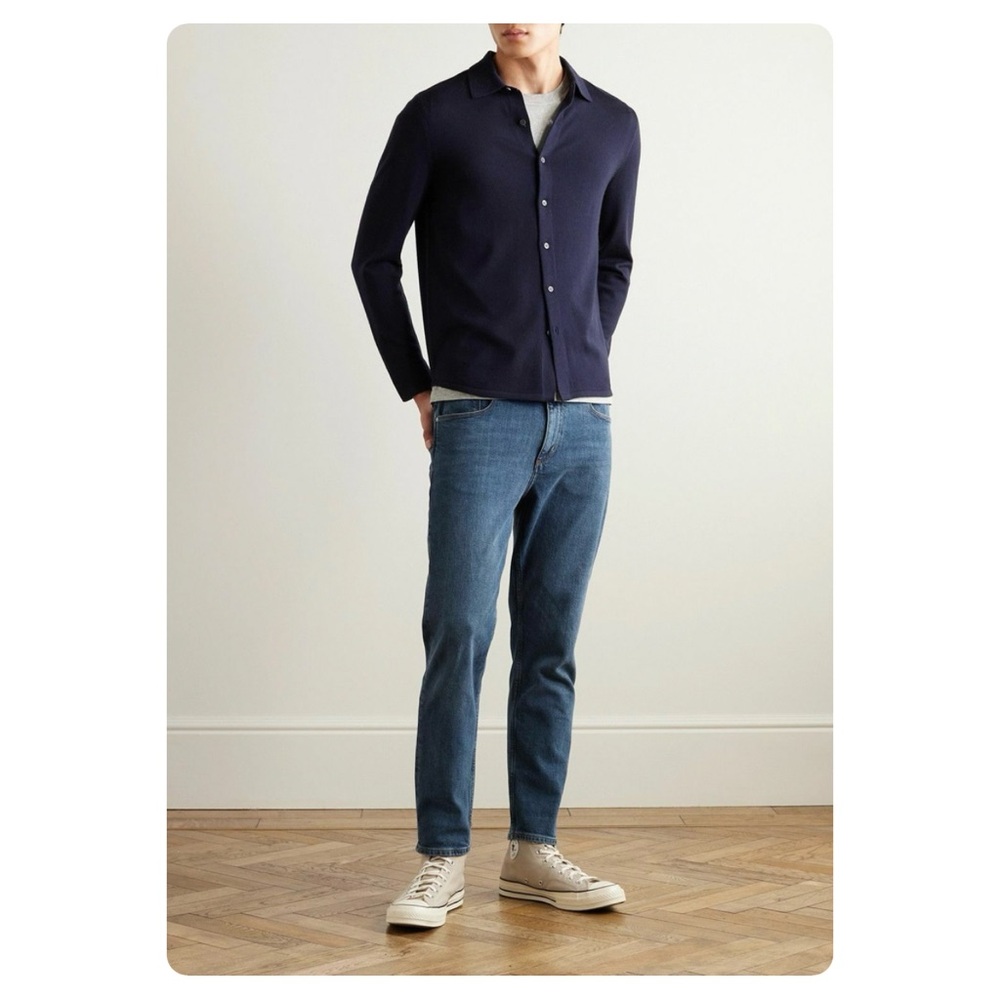★ Theory Men’s Straight-Leg Fit Jeans - Denim Blue ★